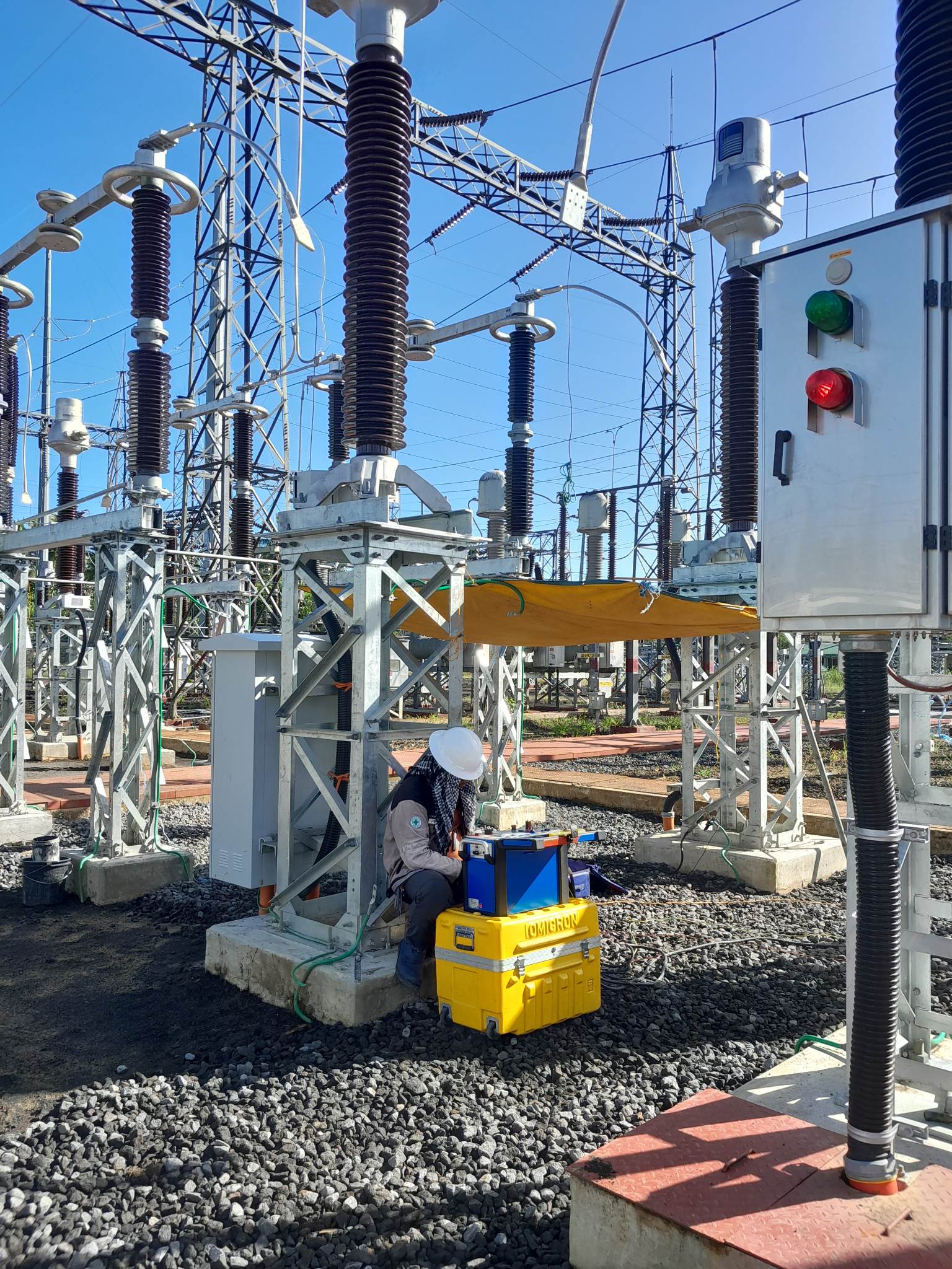 ELECTRICAL TESTING AT NGCP DARAGA (FEBRUARY 2023) – KVAR Corporation